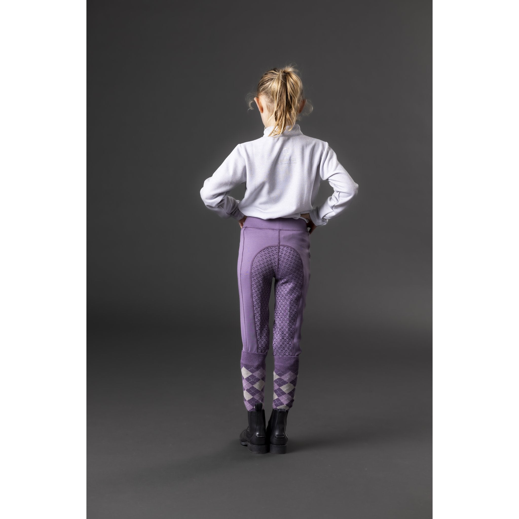 Equipage Shimmer långärmad ridskjorta med half-zip