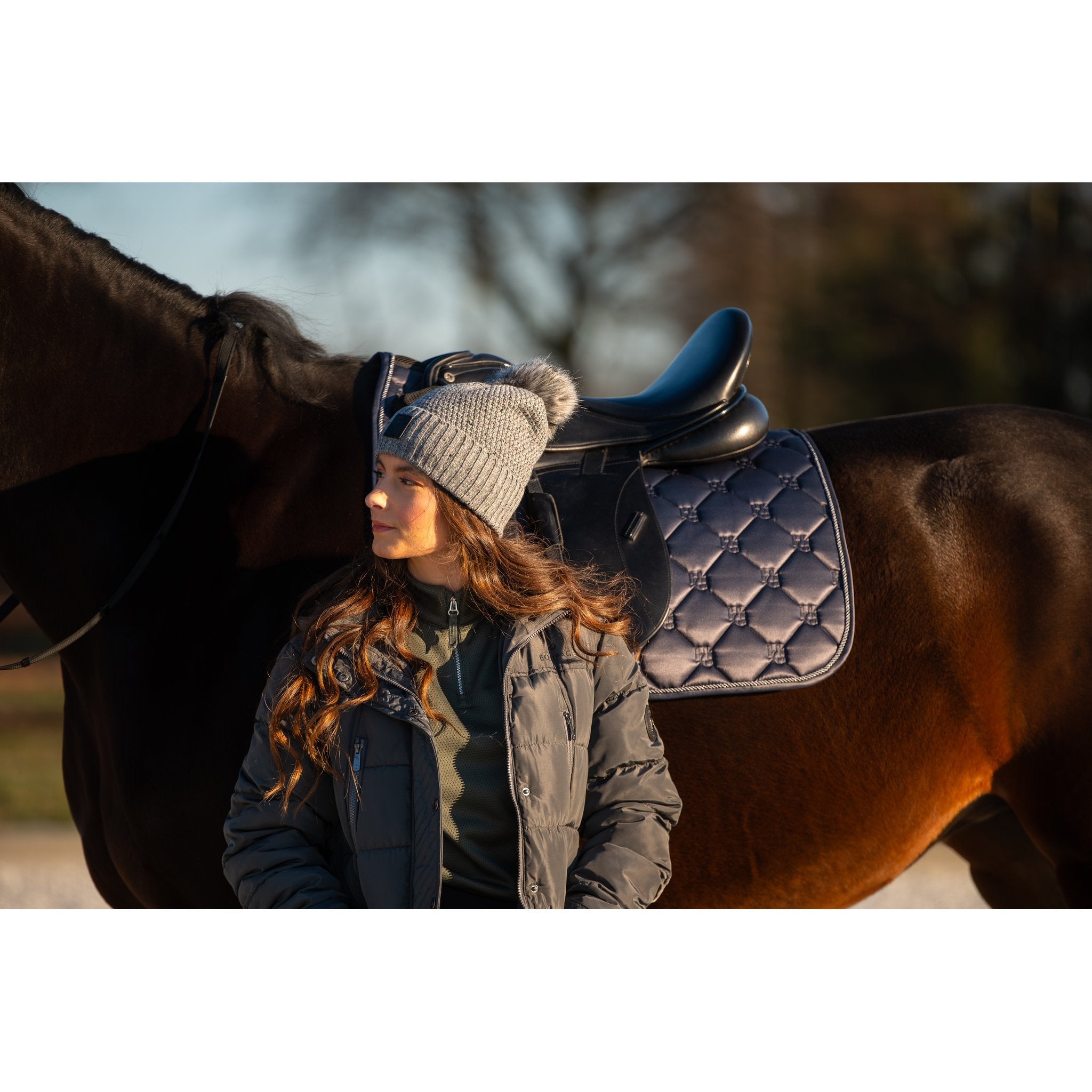 Equipage Scarlet långärmad ridskjorta med half-zip