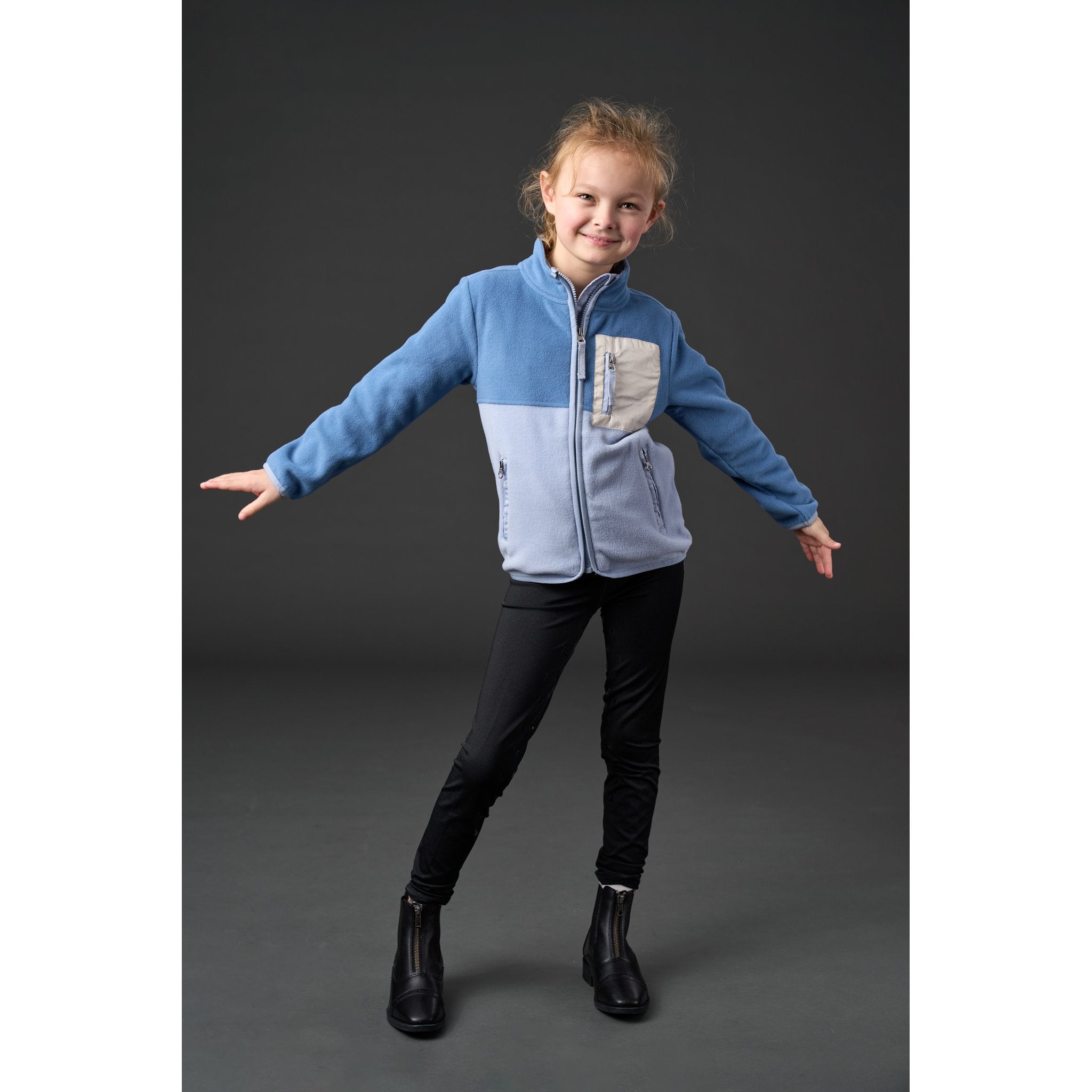 Equipage Thea zip cardigan kids