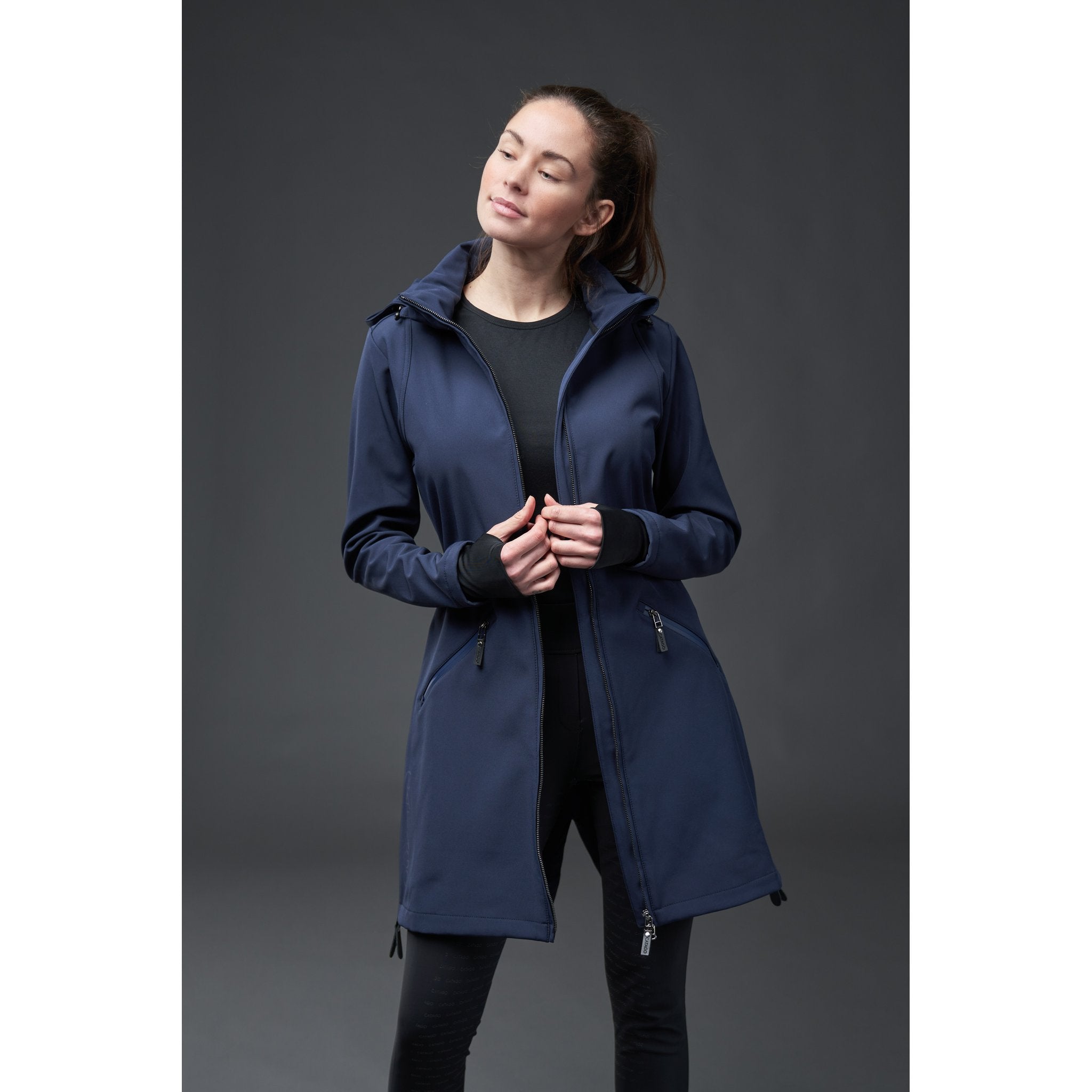 CATAGO Abby lång ridjacka i softshell